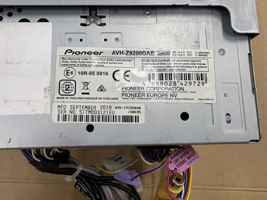 Radio Pioneer AVH-Z9200DAB