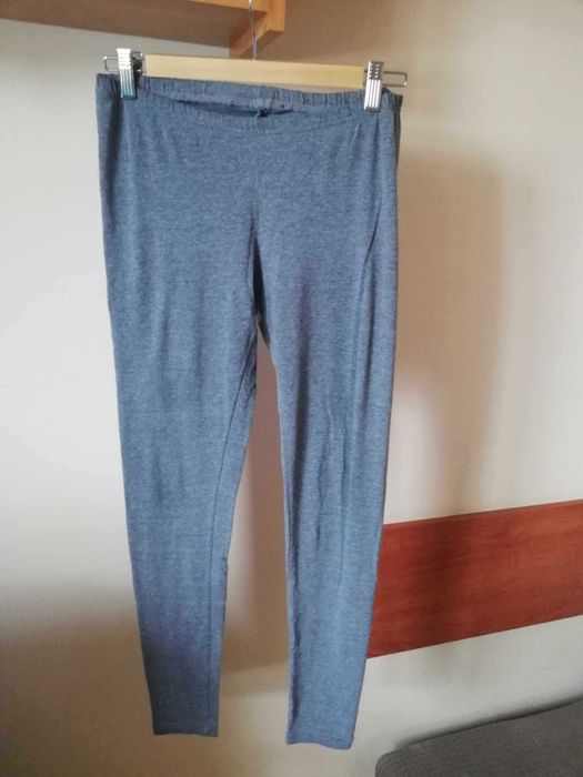 legginsy damskie szare