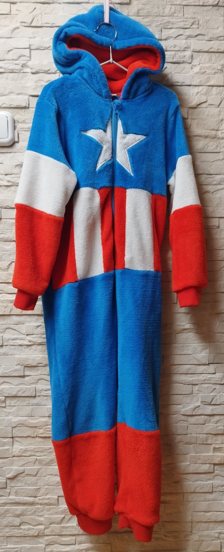 ?Kombinezon,piżama,kigurimi,strój karnawałowy,Avengers Kapitan Ameryka
