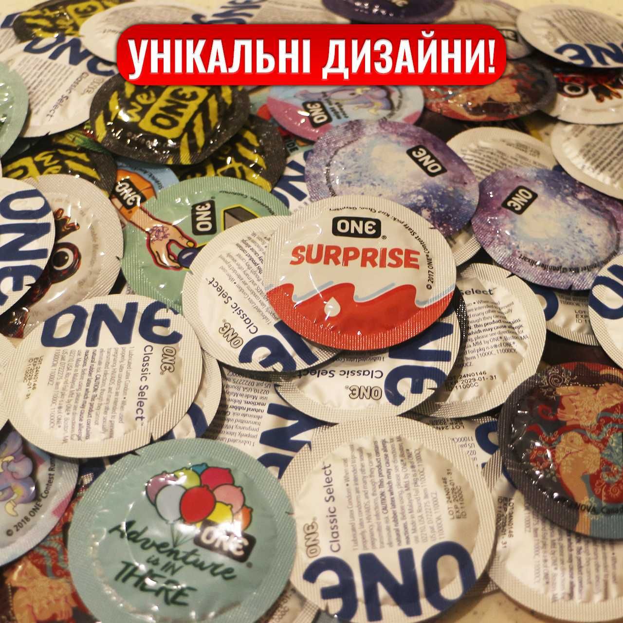 Набір презервативів ONE 35+7 шт | Презервативи One | Мікс на ваш вибір