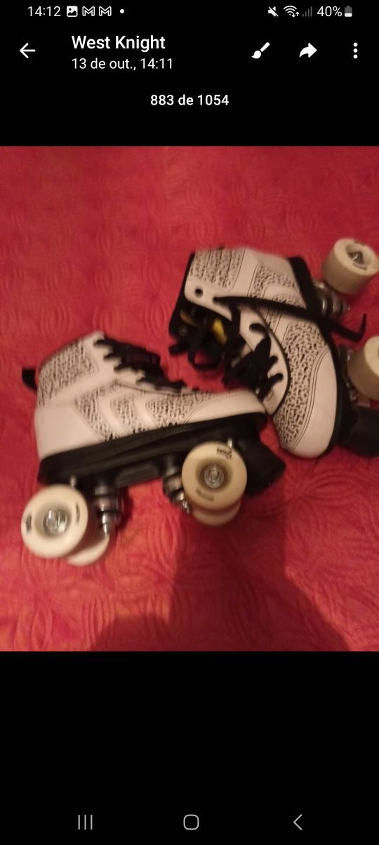 Patins 4 rodas 35