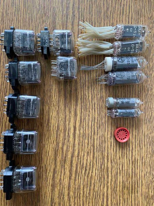 лампи індикаторні ин12 ин14 ин15 ин7 ин1 6п3с ив6 ив3 ин 19