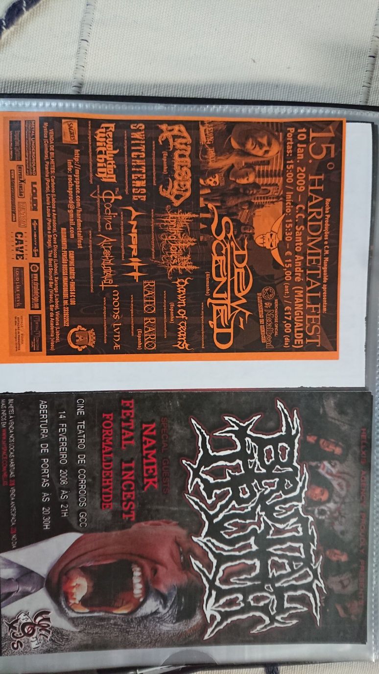 Heavy Metal flyers + CD