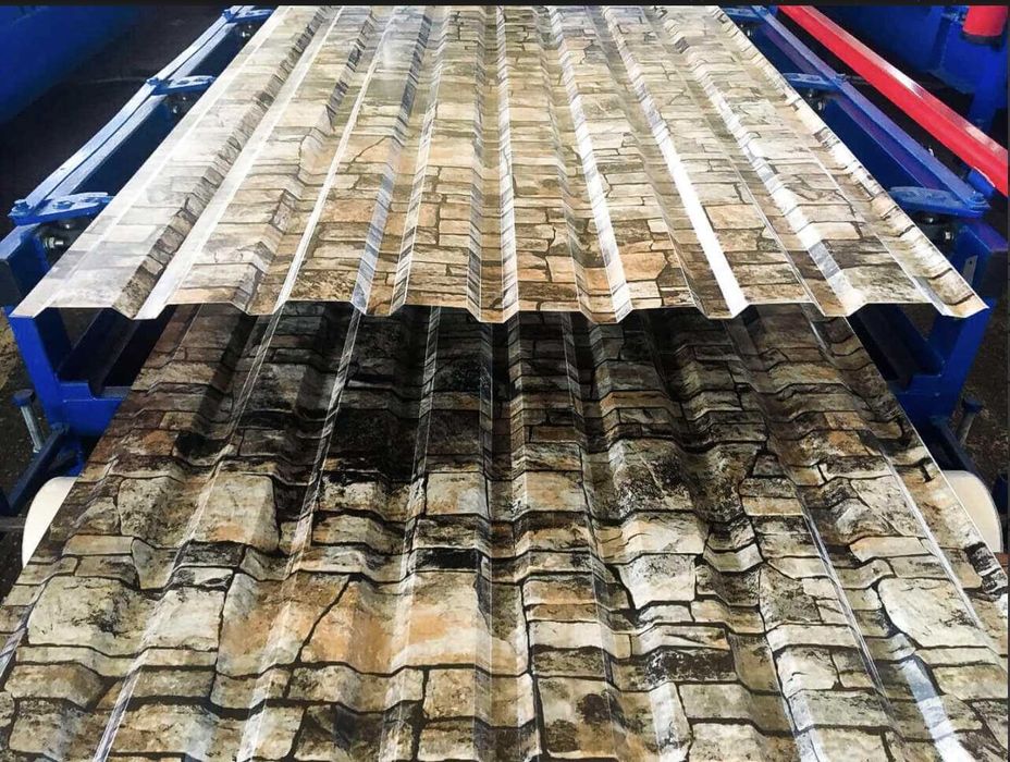 Профнастил под камень на забор. Стеновой. Фасад. Паркан. от 1 часа.