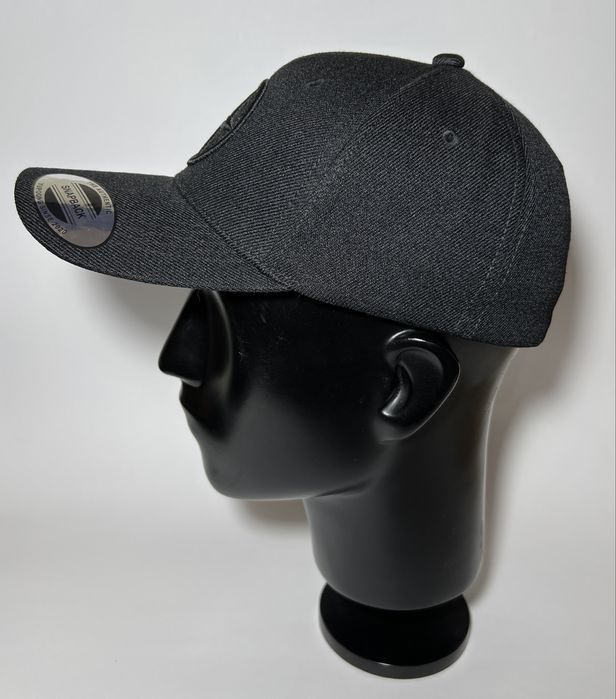 Кепка ston чорна   М-L 57-59