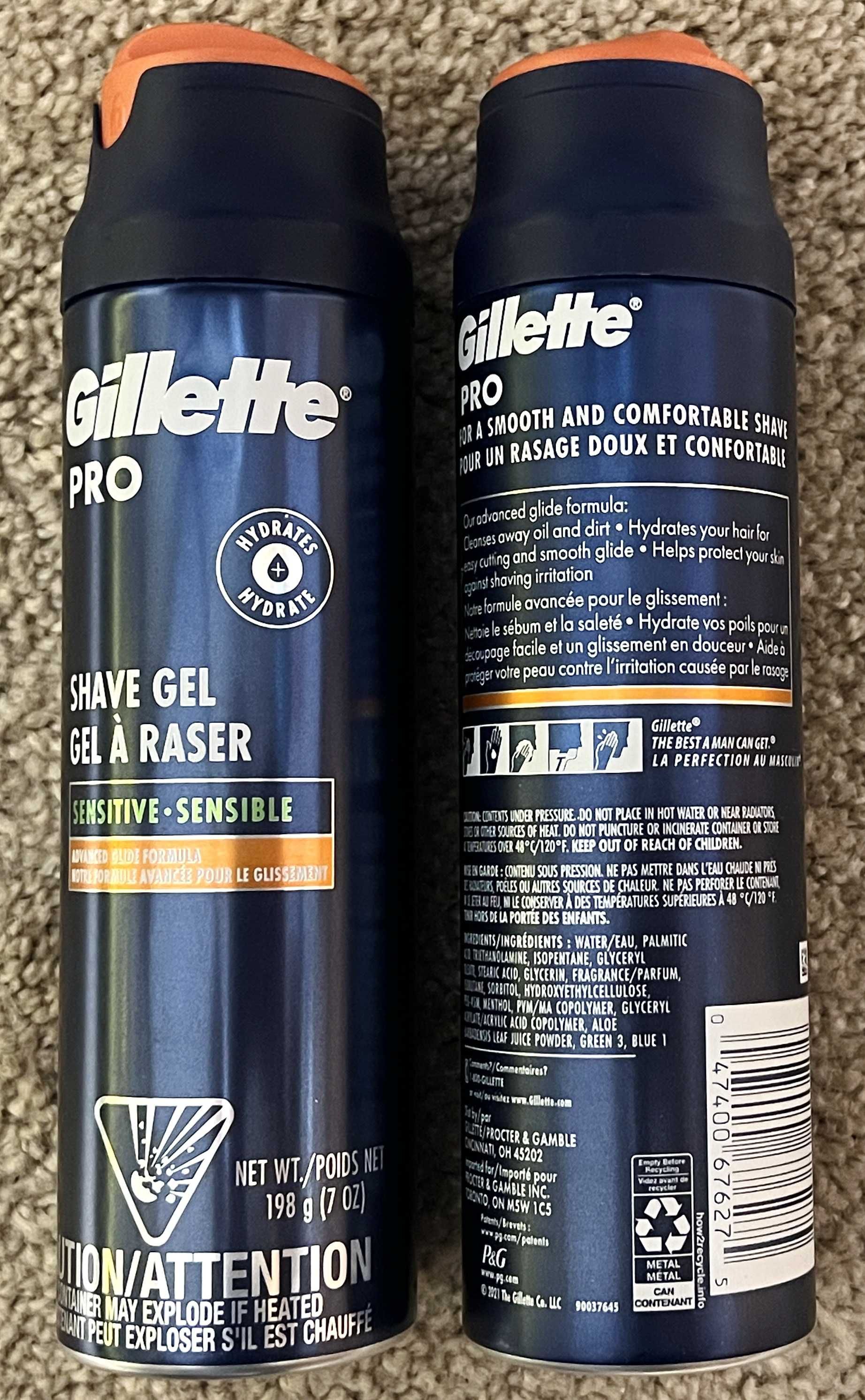 Оригинал США Gillette Fusion PROGLIDE Chill 4шт лезвия Skinguard