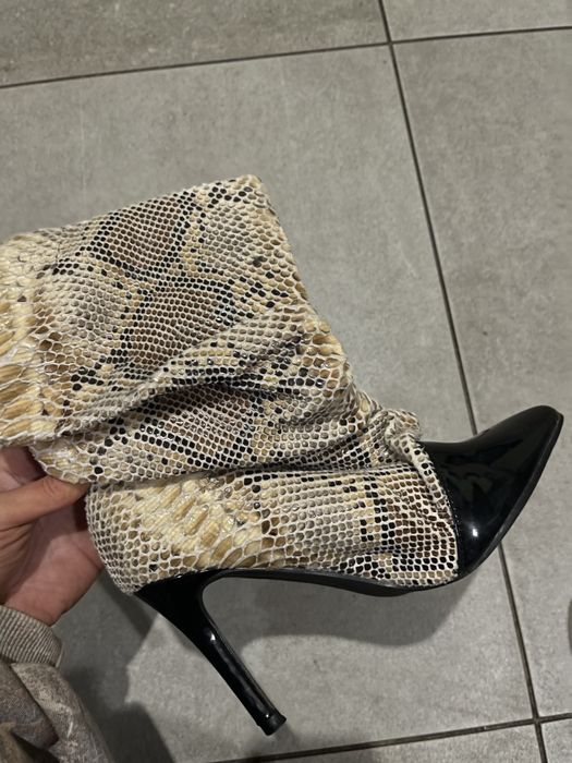 Сапоги казаки на шпильке