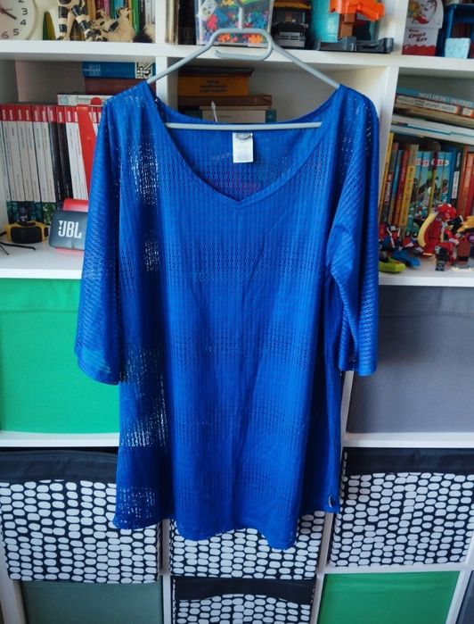 Tunika plażowa siateczka tunika plażowa narzutka na strój kąpielowy