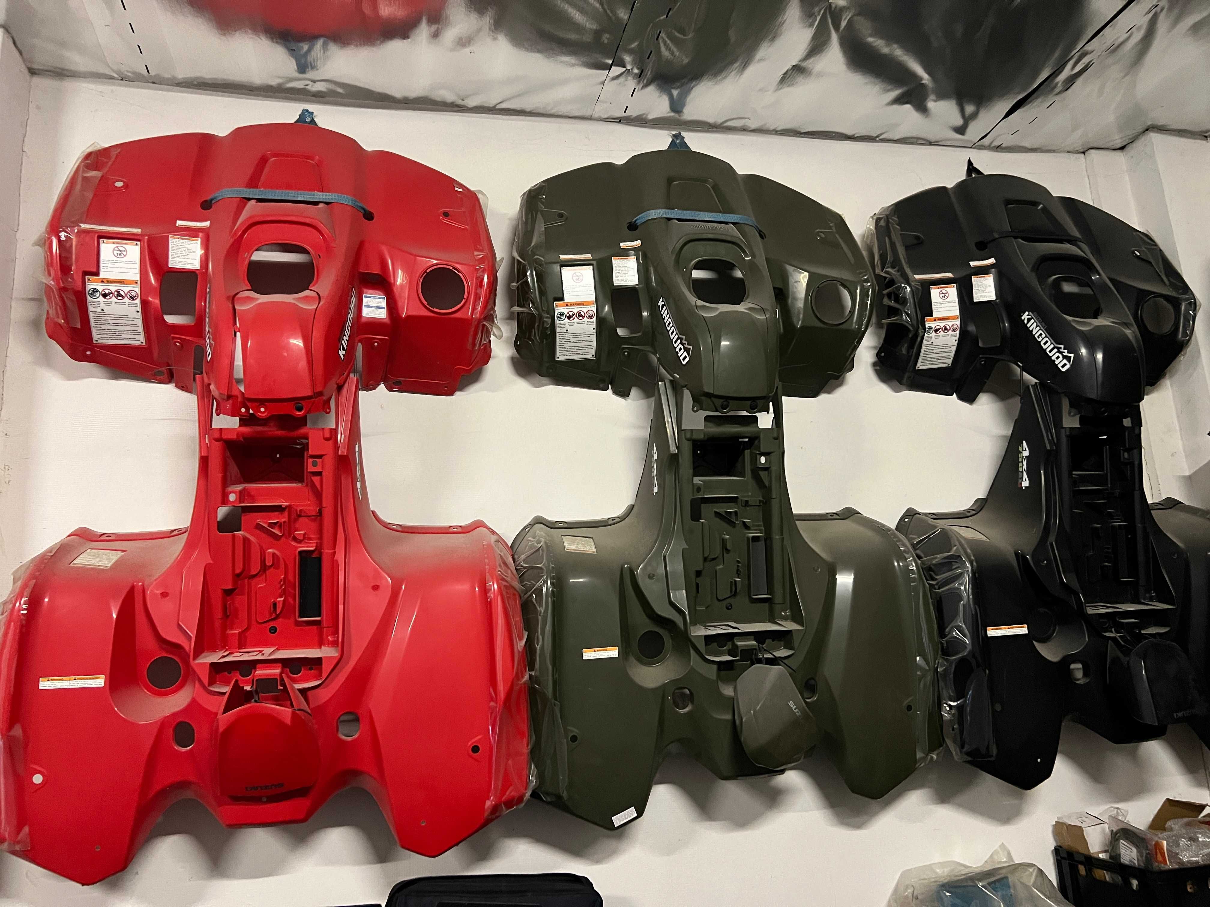 Komplet plastików Suzuki KingQuad 750 Nowe Oryginalne błotniki