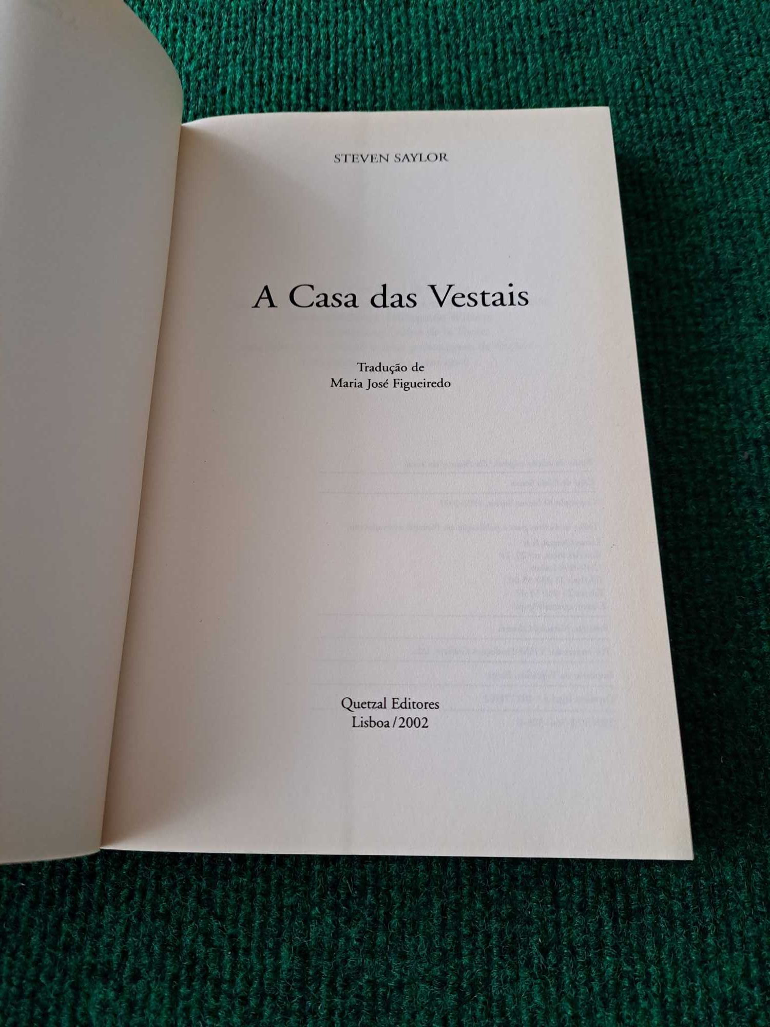 A Casa das Vestais - Steven Saylor