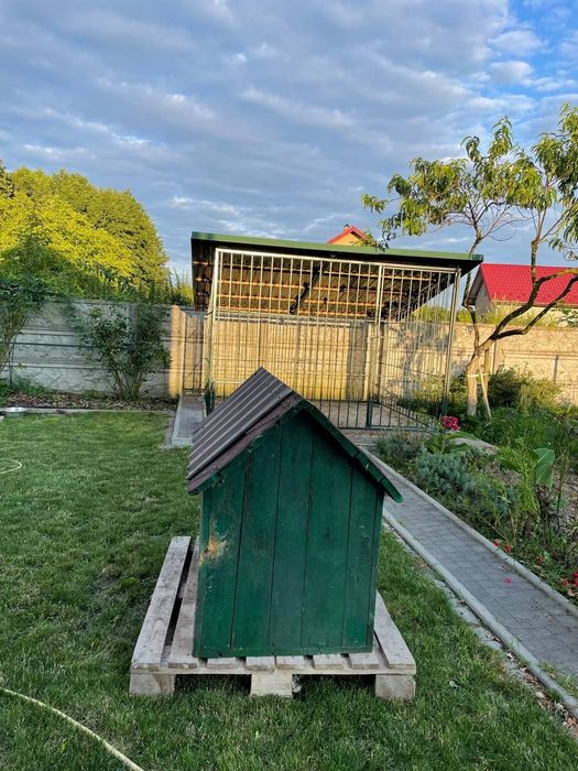 Фольєр для собаки + подарунок будиночок