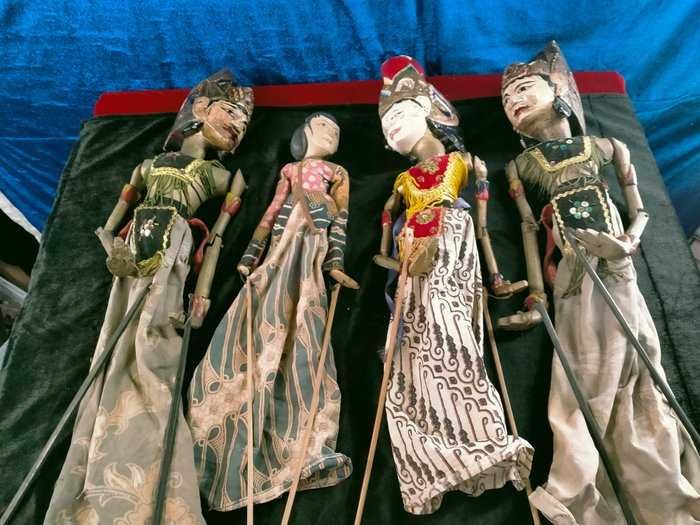 Marionetas Wayang - Antigas - Java
