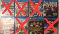 Fifa,F1 2017,Avengers Gry PS4