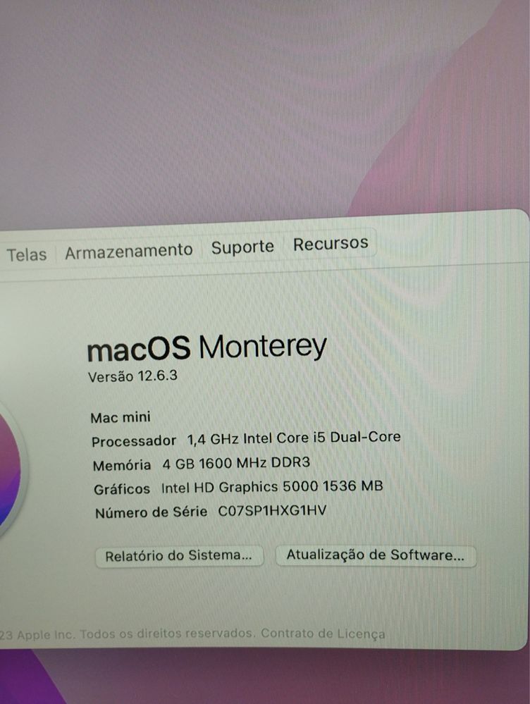 Mini mac late 2014 SSD 480 GB