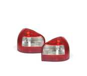 FAROLIN TRASEIROS AUDI A3 8L 00-03 VERMELHO BRANCO