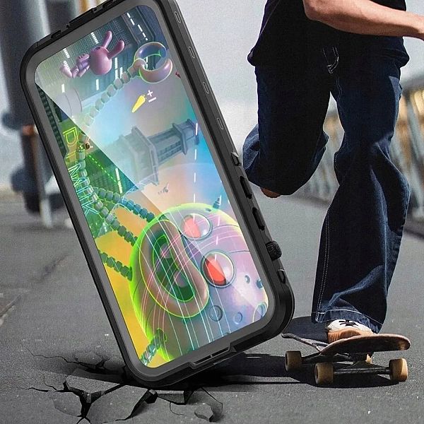 Etui wodoodporne IP68/360 z paskiem do iPhone 14 Pro - pokrowiec, fute
