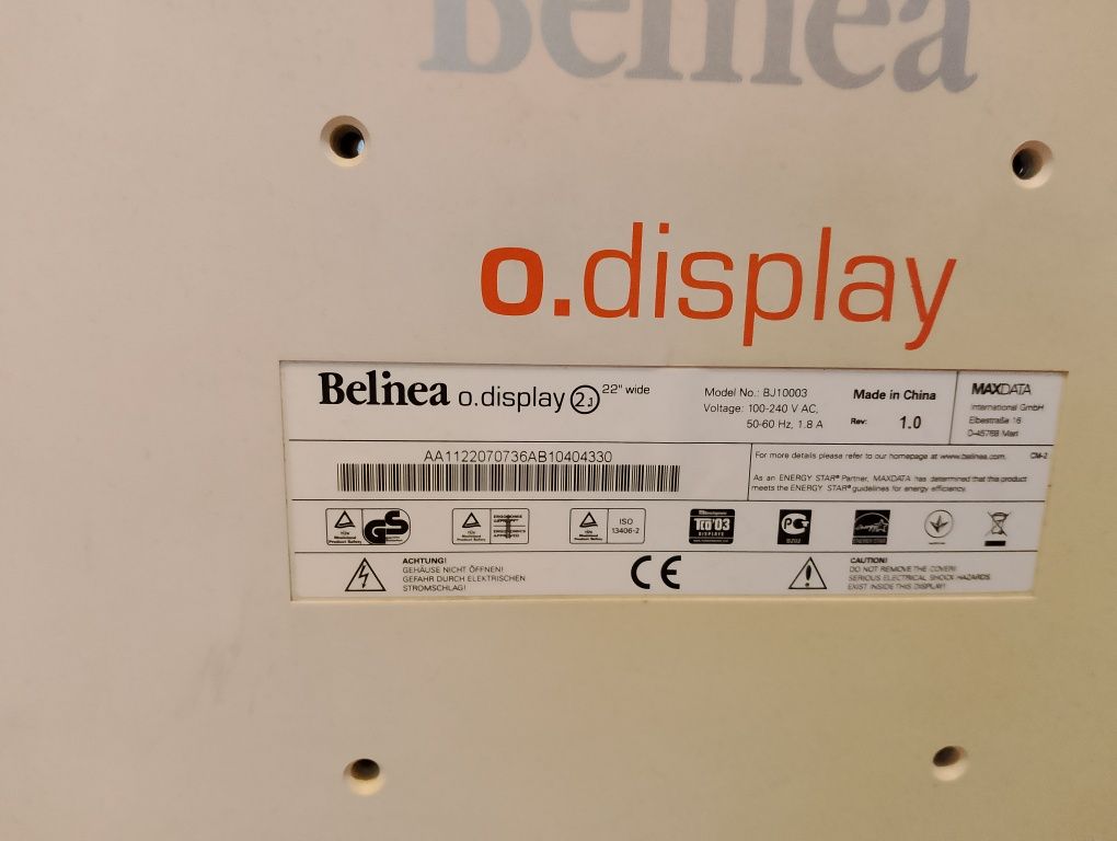 Monitor Belinea LCD