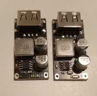 Понижающий стабилизатор быстрой зарядки QC2/QC3 5/9/12/15 V выход USB