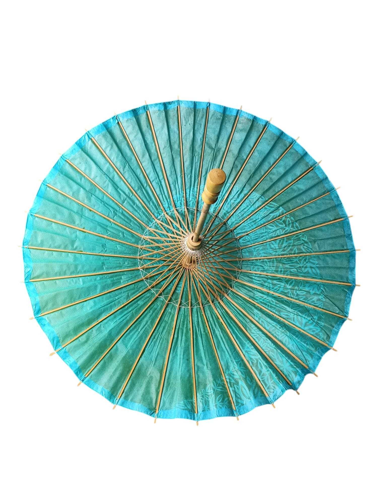 60s Traditional Chinese Oil Paper Cosplay Zdobiony Parasol Vintage