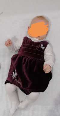 Sukienka niemowlęca H&M roz 62 myszka minnie
