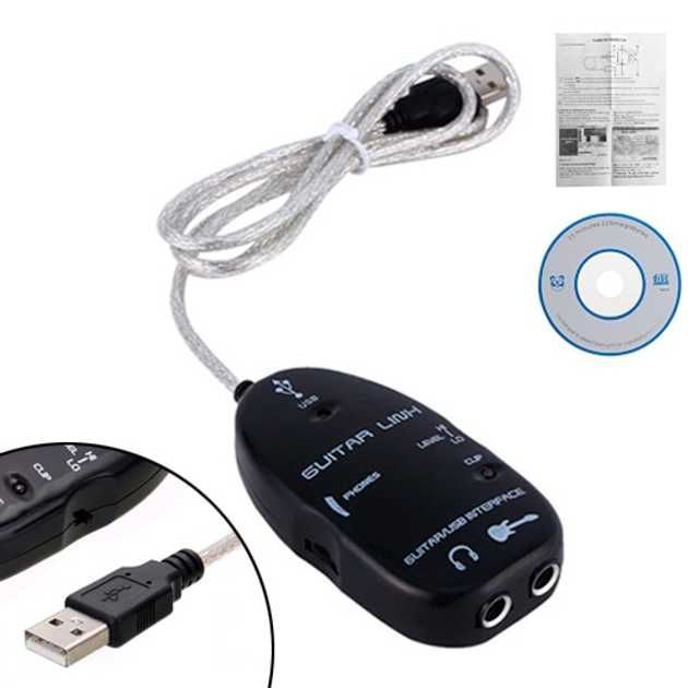 Гітарний USB аудіоінтерфейс звукова карта Guitar Link