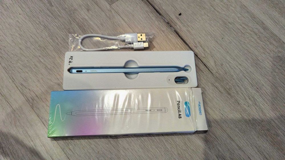 Стилус Metapen iPad Pencil A8 — швидка зарядка, міцний наконечник