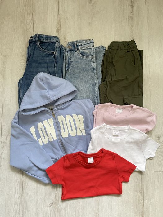 Extra zestaw ubranek Zara,H&M roz.140 9-10 lat