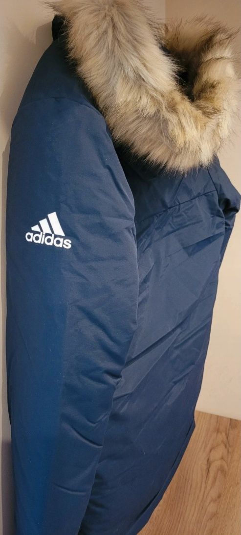 Kurtka zimowa/Parka Adidas,Granatowa, roz. S