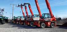 Wynajem ładowareki  Manitou MRT 2150  1850  1640 MT 625 Wózki widłowe