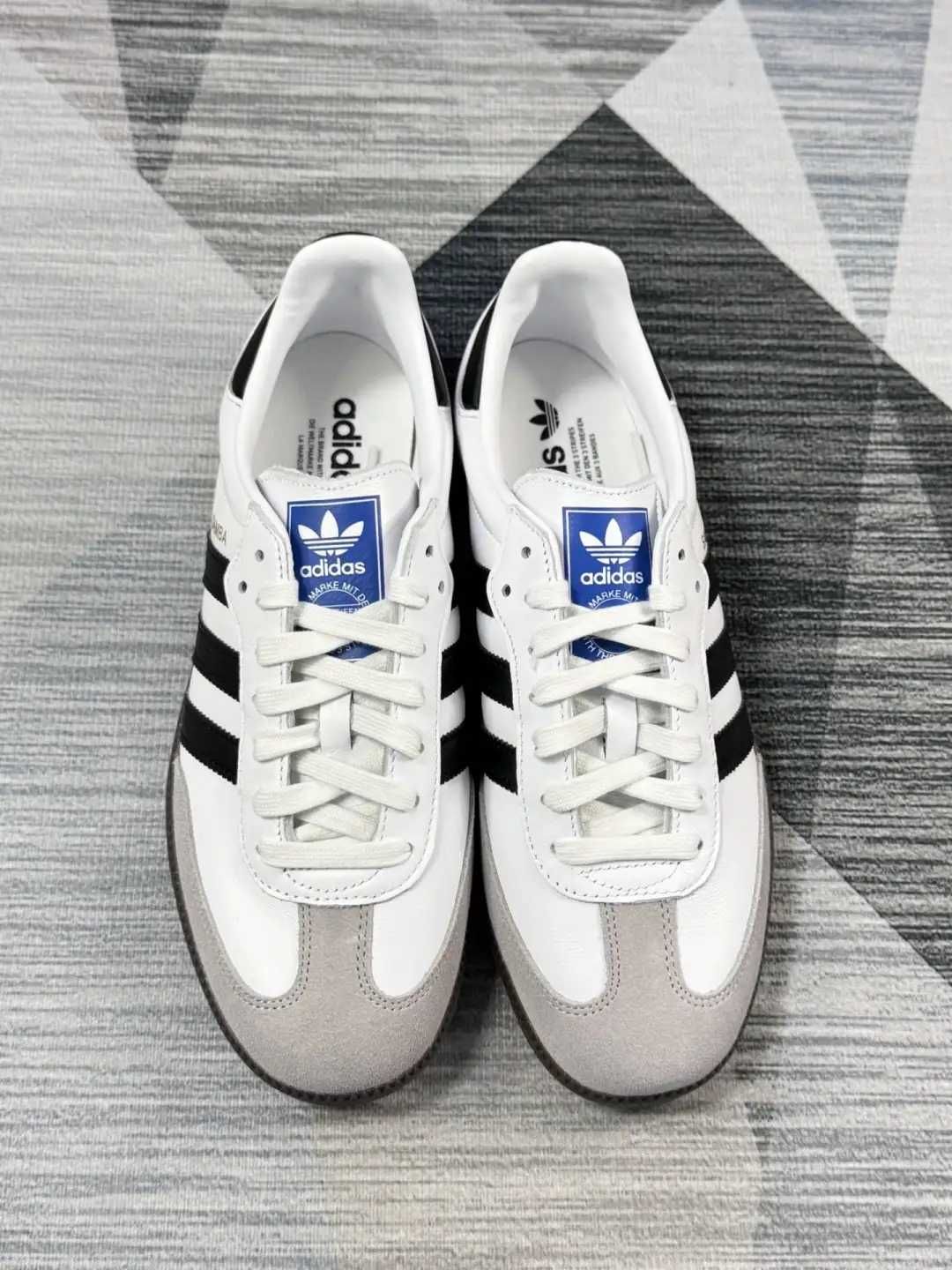 Nowe\Powietrze*airDamskieAdidasSambaSupremeWhite UnisexTrampki 37
