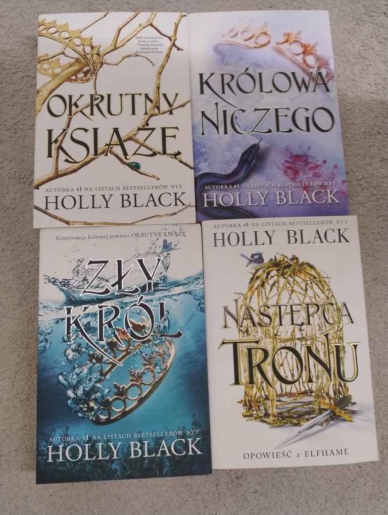 Okrutny książę Zły król Następca tronu Holly Black
