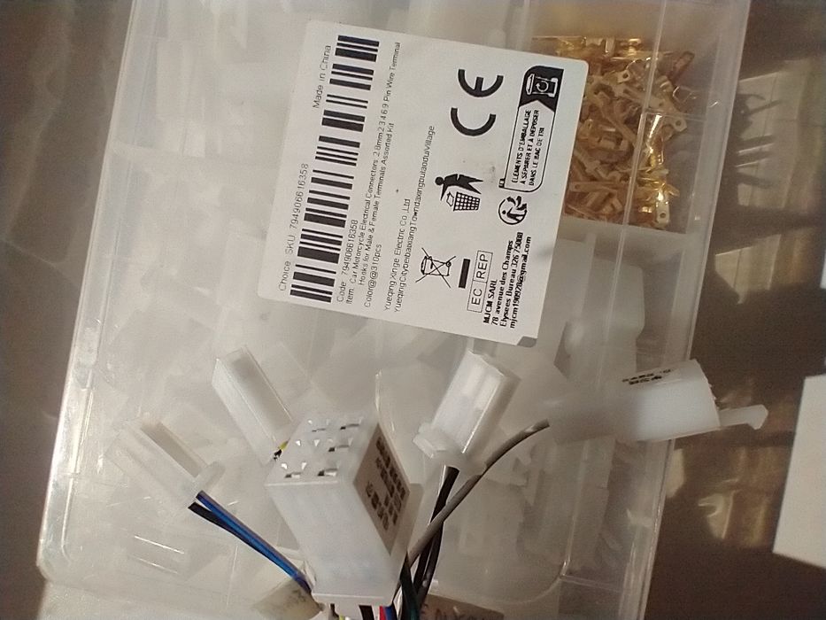 Разъемы конекторы электрические набор 2,3,4,6pin
