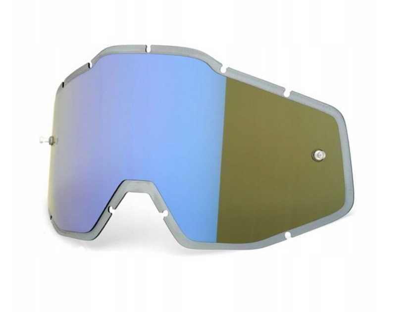 Szybka do gogli 100% RACECRAFT/ACCUR/STRATA Blue Mirror/Smoke (STO13)