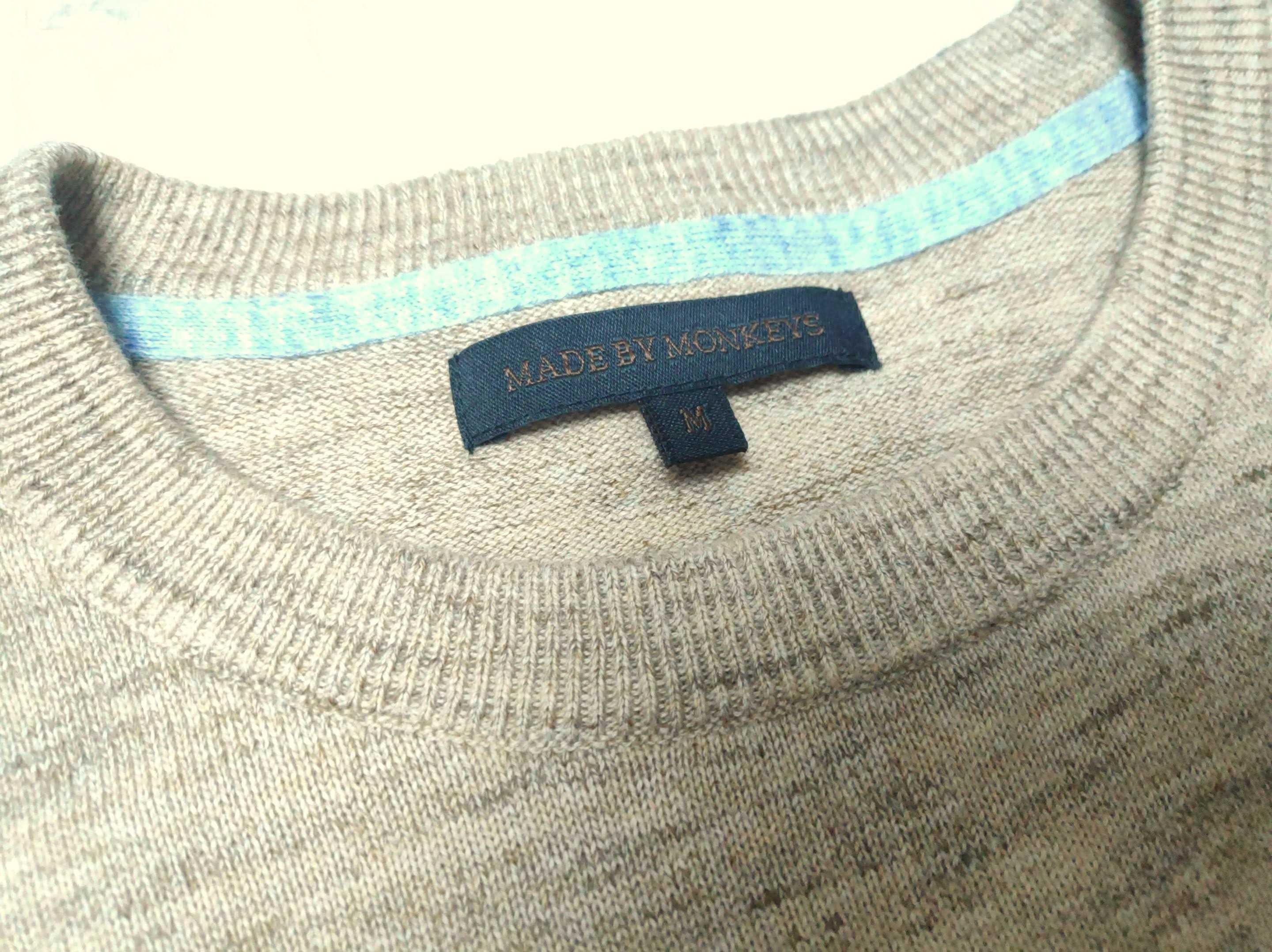 Musztardowy  sweter Made by Monkeys, rozmiar M