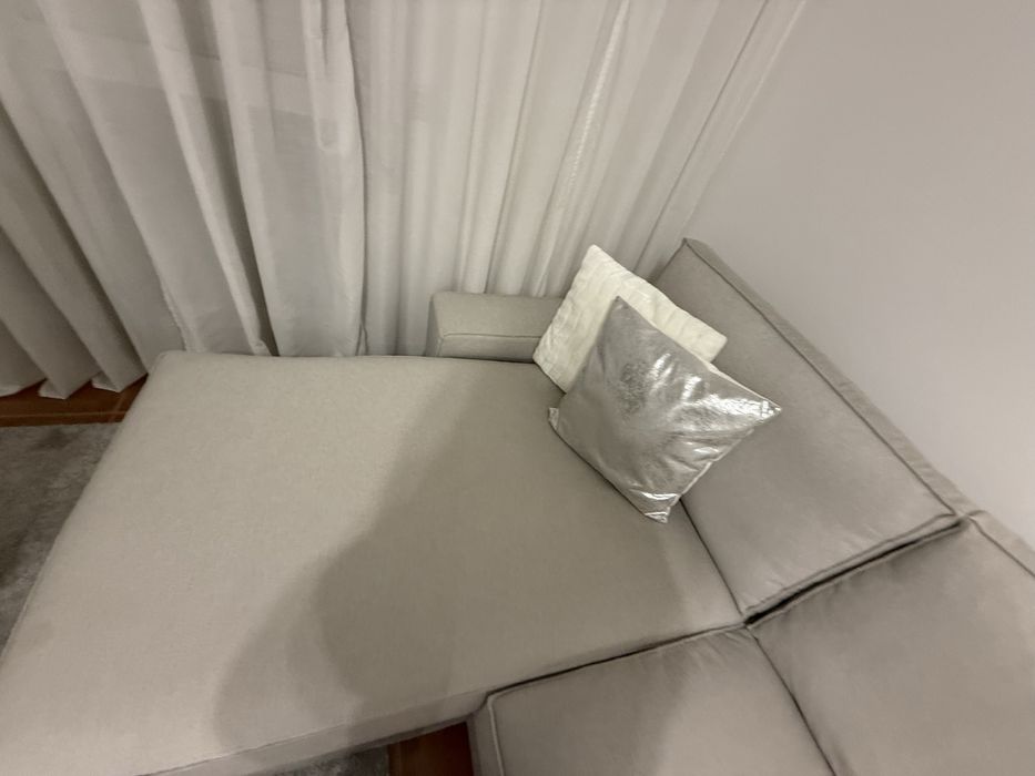 Sofá Kivik Ikea 3 lugares com chaise longue capa removível