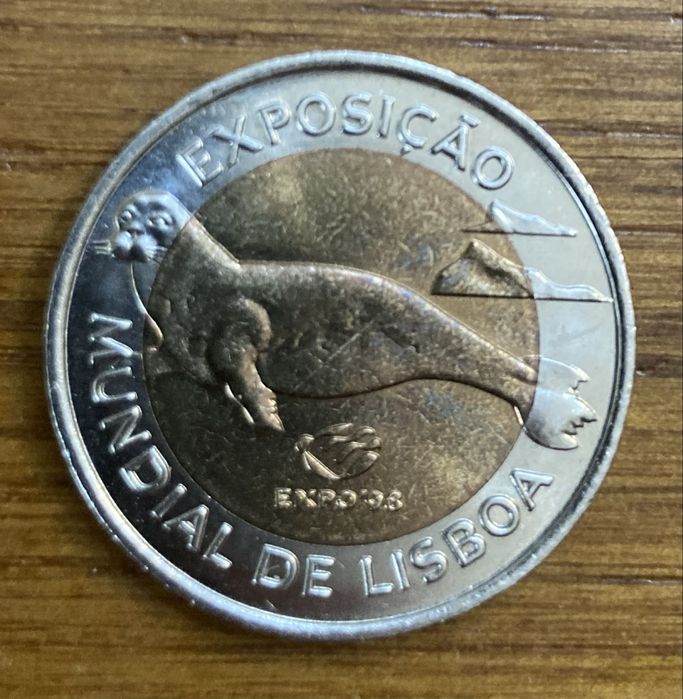 2 moedas comemorativas de 100$00 belas