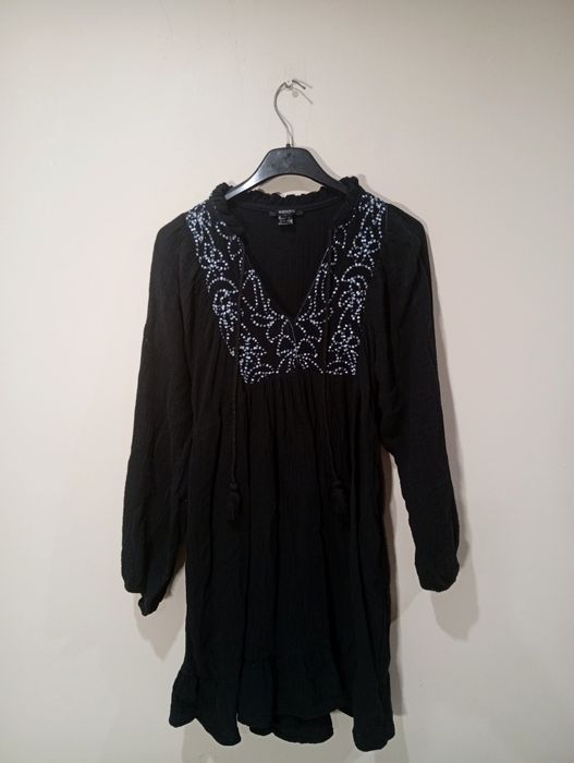 Czarna tunika Boho Esmara, rozmiar M