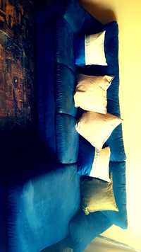 Sofa de sala azul