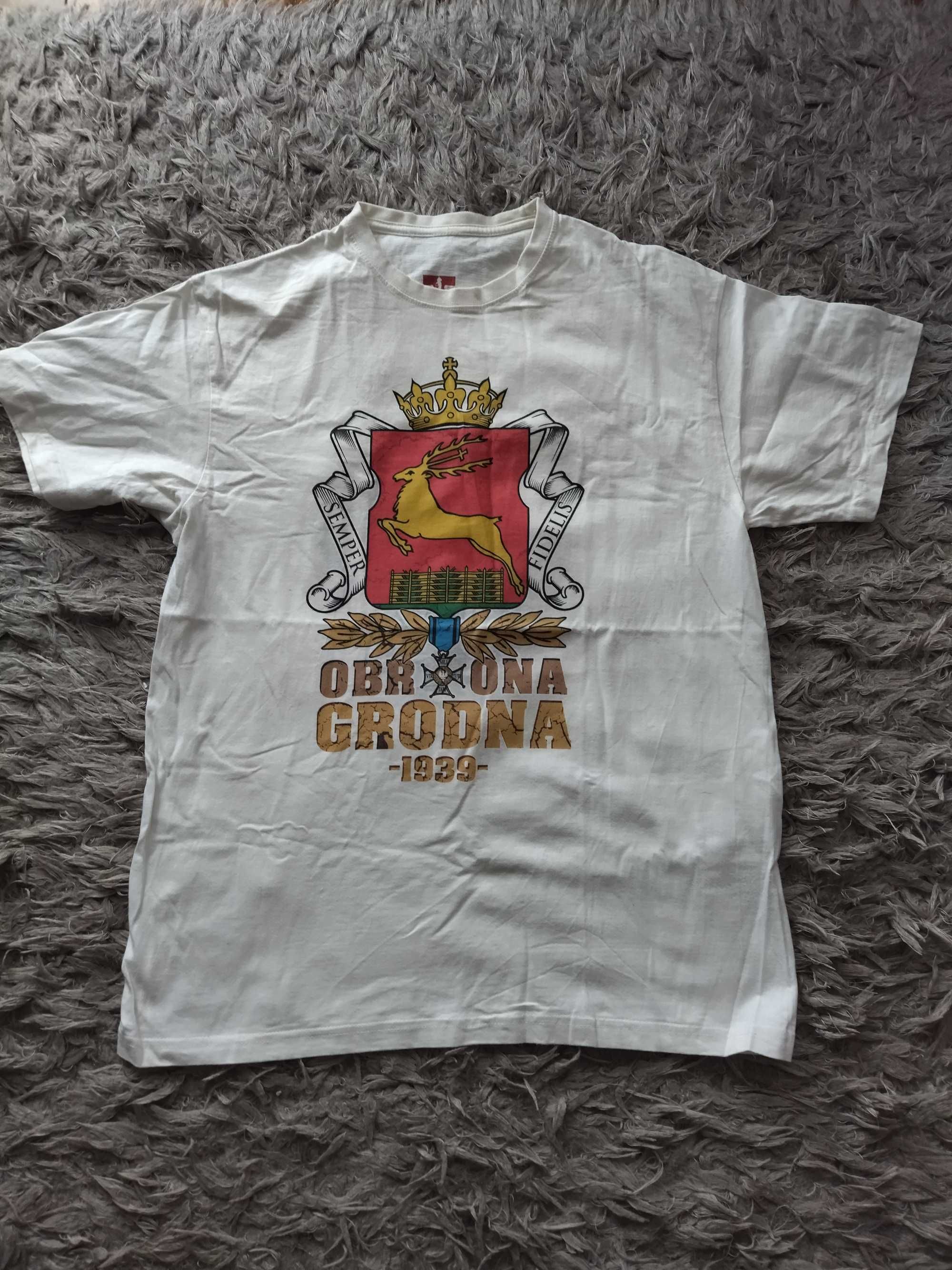 Koszulka T-shirt patriotyczny Obrona Grodna 1939 plus gratisy