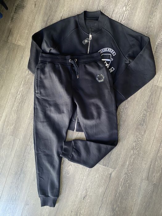 Зимовий чоловічий костюм XXL philipp plein флісовий теплий мужской