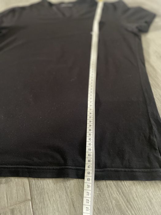 Emporio Armani T-shirt męski czarny logowany S