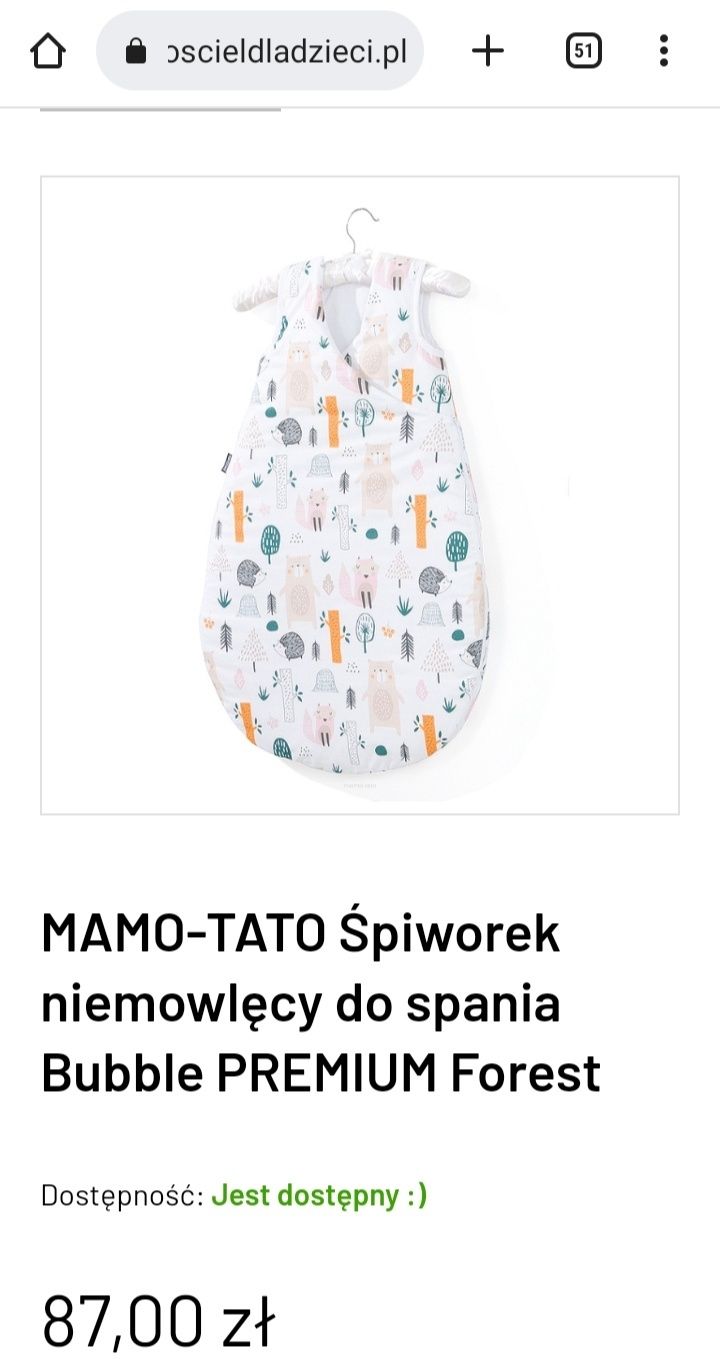 Śpiworek niemowlęcy MAMO-TATO