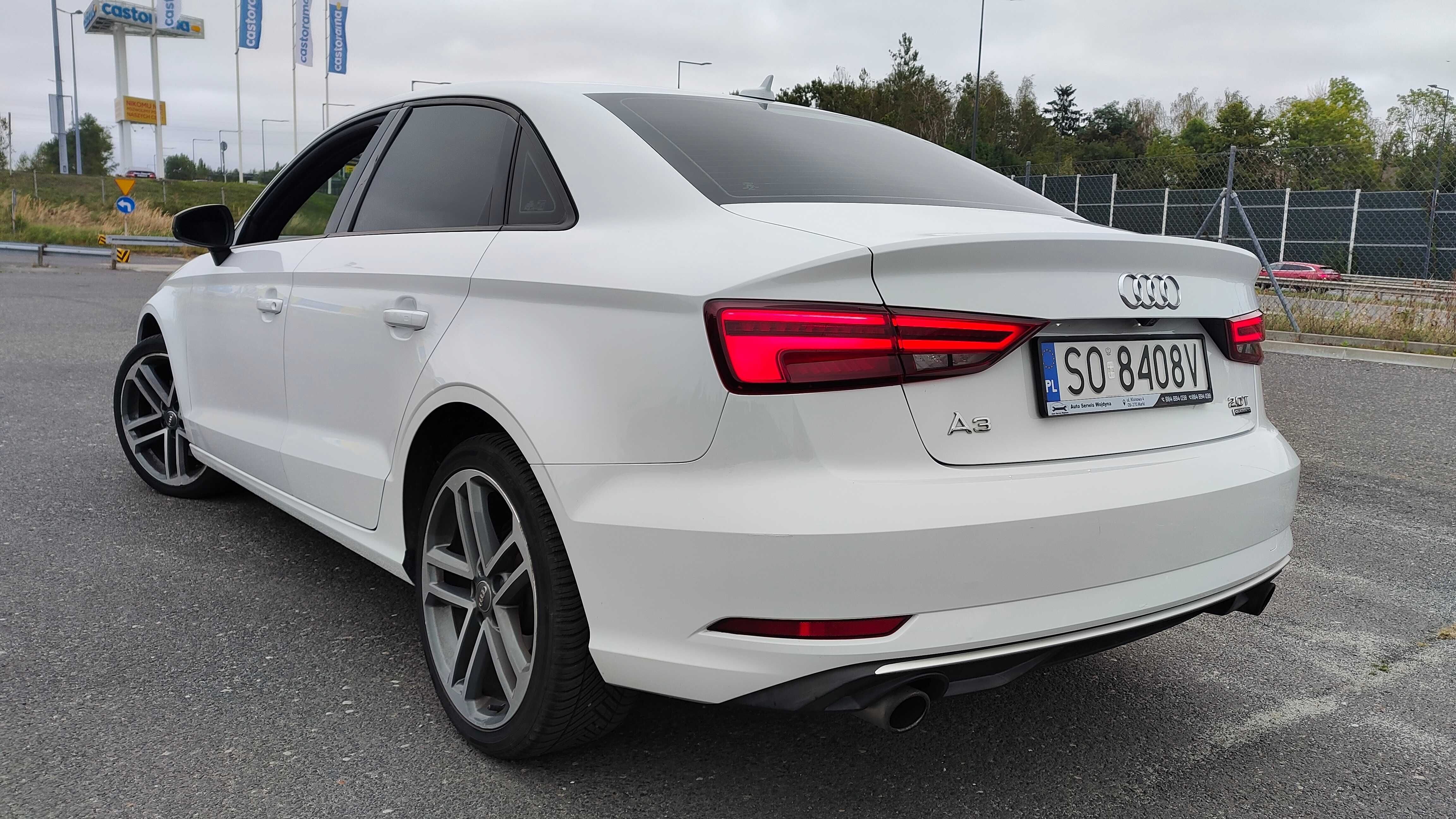 AUDI A3 8V LIFT 2,0 TFSI 223km Quattro-Stronic-2017r Premium .