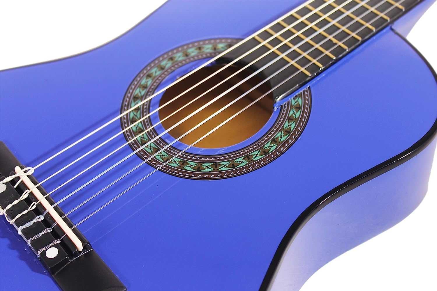 Klasyczna gitara akustyczna dzieci junior Music Alley MA-52 Niebieska