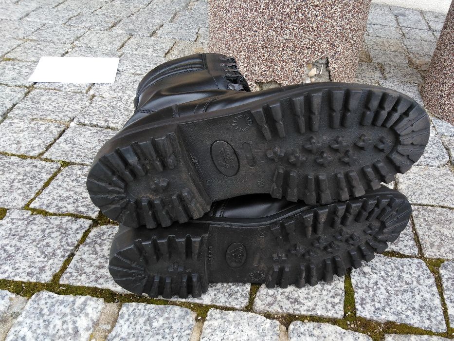 Buty skórzane typu traper wojsko, straż  45