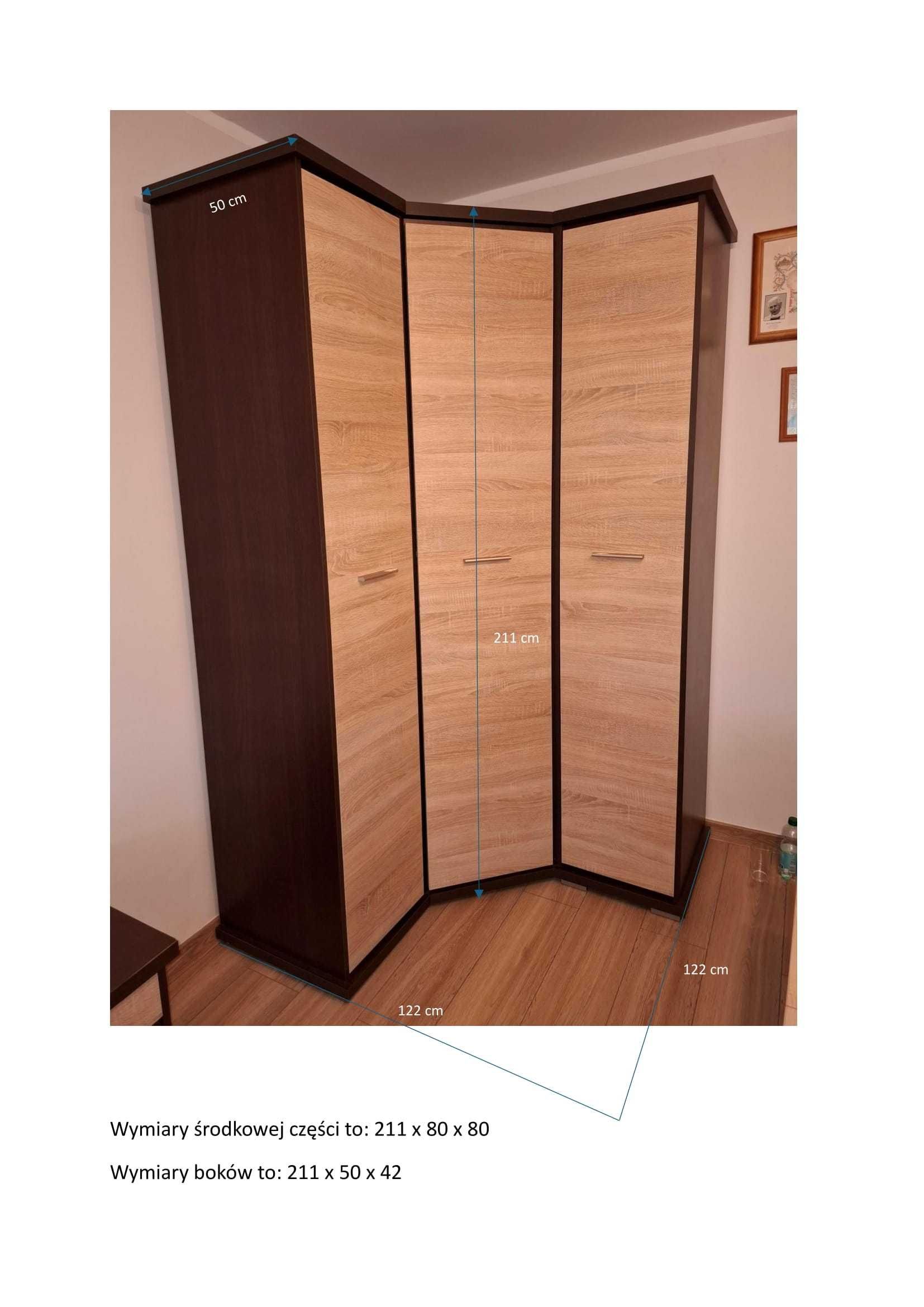 Komplet mebli do pokoju gościnnego (meblościanka)