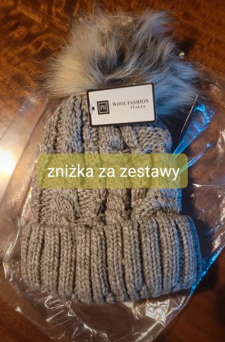 Nowa czapka ocieplana