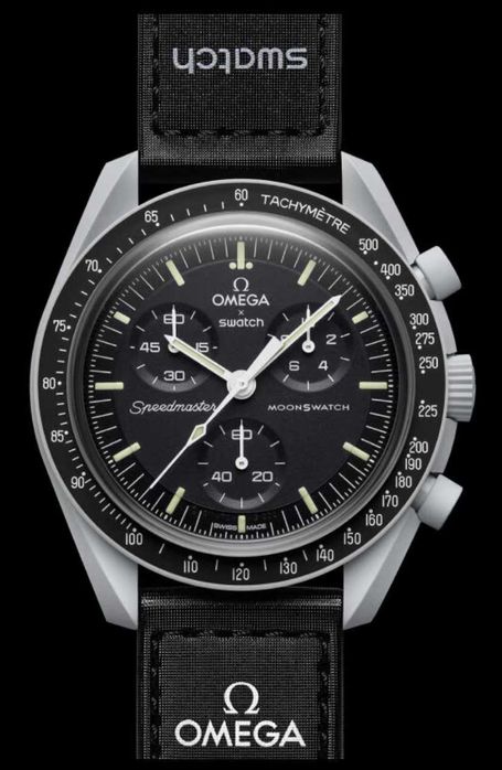 NOVO/EMBALAGEM - OMEGA SPEEDMASTER - SWATCH MISSION TO THE MOON