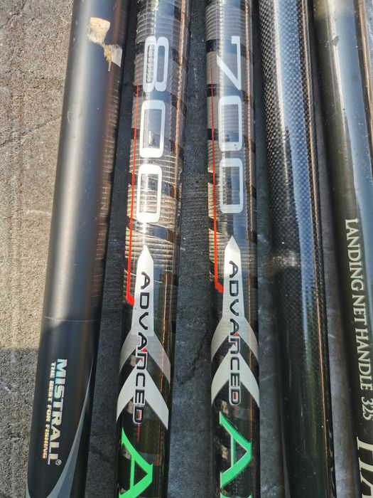 Wędka tyczka bat 5 sztuk Jaxon Antris Mistral Lamberta ARCUS POLE 700