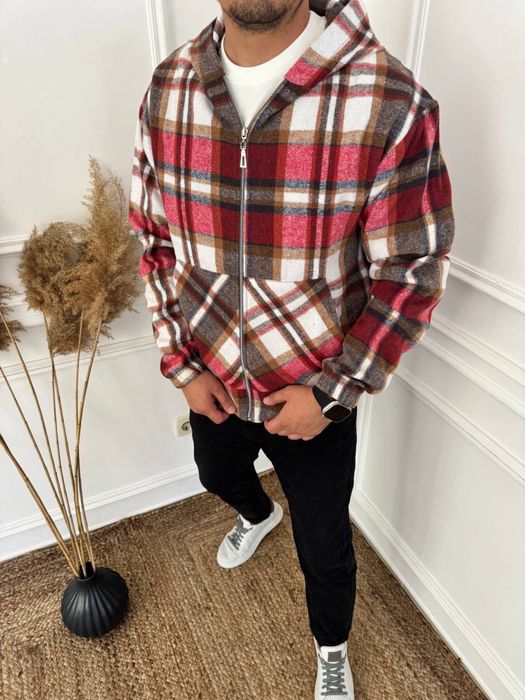 Чоловіча стильна кофта -сорочка байка